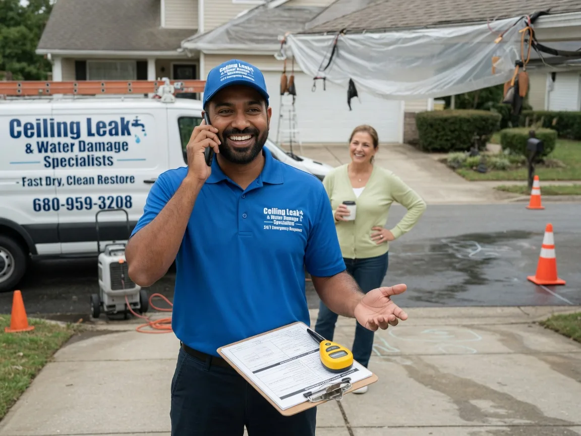 Ceiling Leak Cleanup Lake Toxaway, NC FAQs